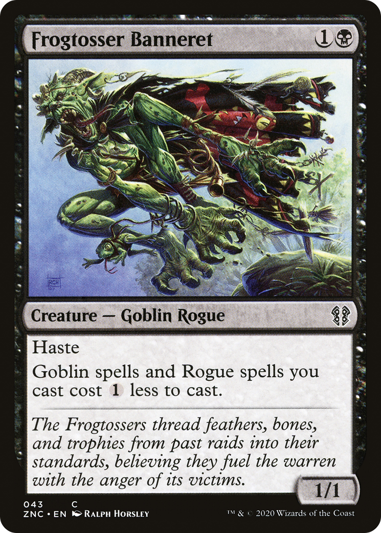 Frogtosser Banneret (043) - Zendikar Rising Commander