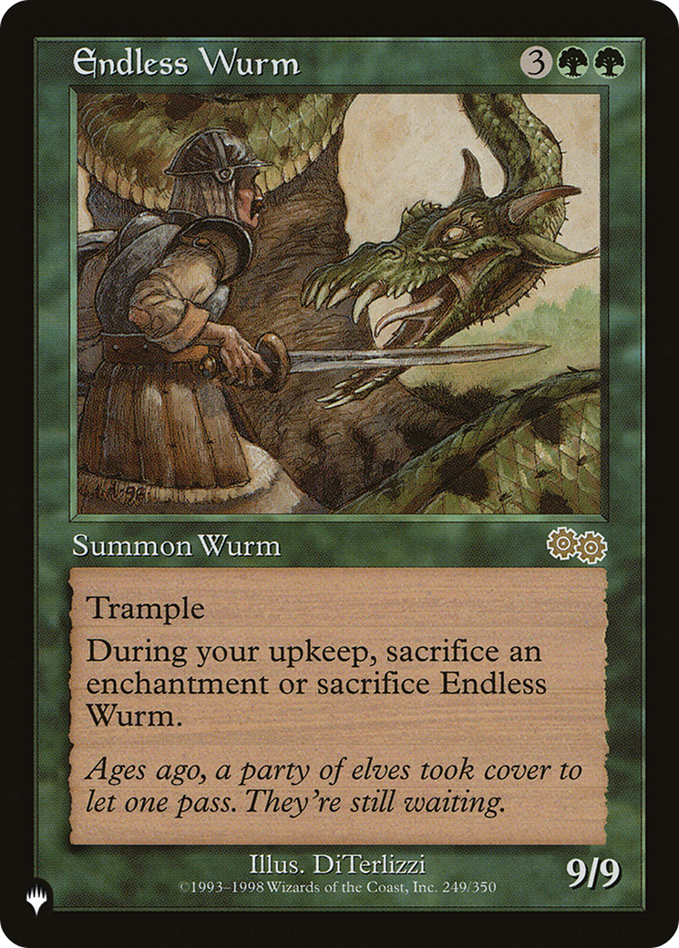 Endless Wurm (Retro) (USG-249) - The List