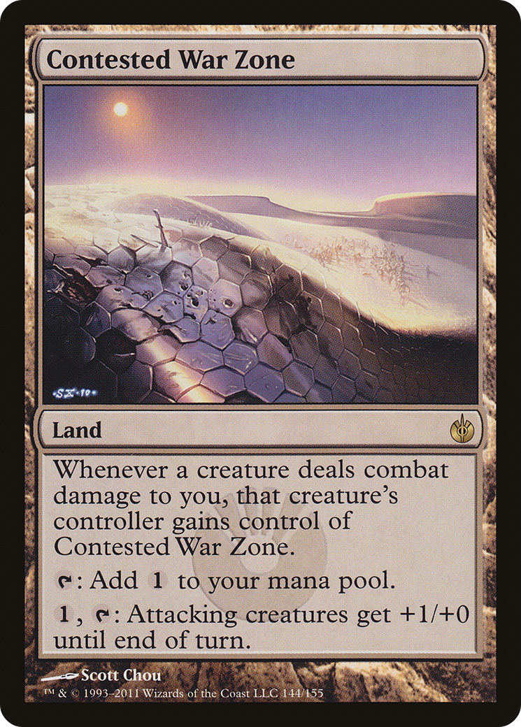 Contested War Zone (144) Foil - Mirrodin Besieged