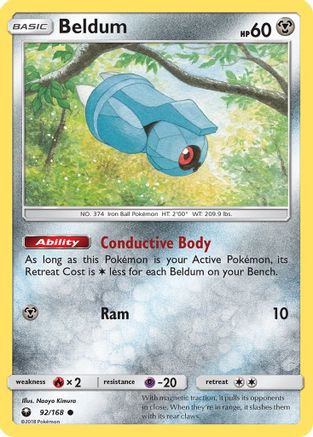Beldum (92) Reverse Holofoil - Celestial Storm