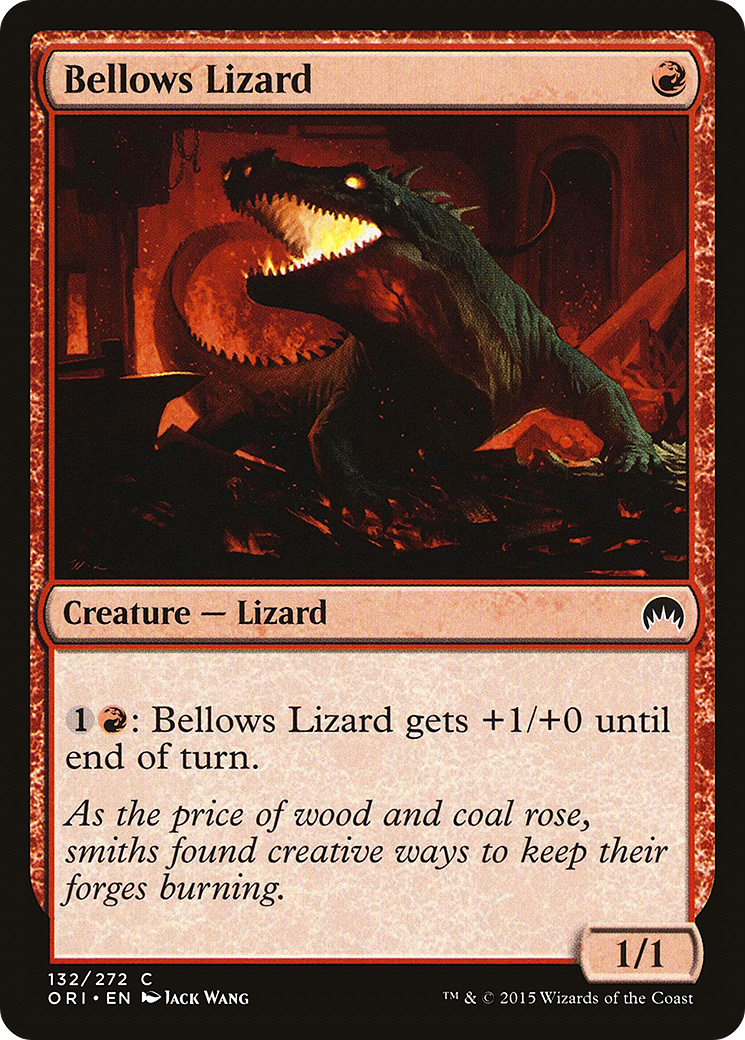 Bellows Lizard (132) Foil - Magic Origins