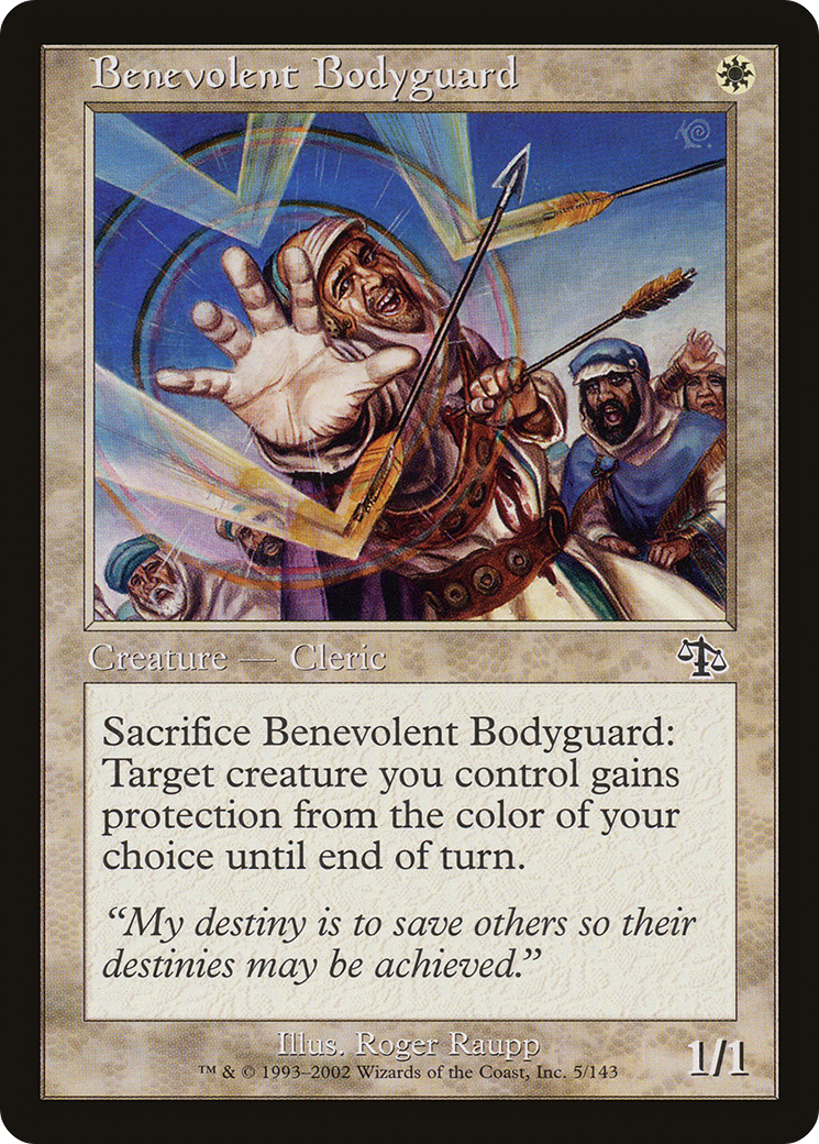 Benevolent Bodyguard (005) Foil - Judgment