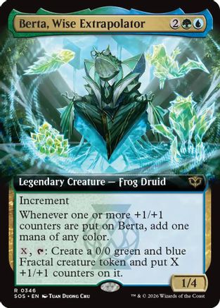 Berta, Wise Extrapolator (Extended Art) (346) Foil - Secrets of Strixhaven