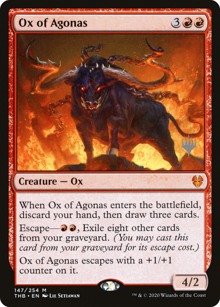 Ox of Agonas (147p) Foil - Theros Beyond Death Promos