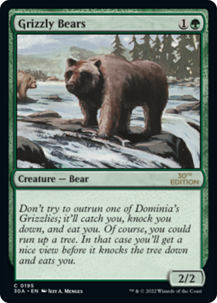 Grizzly Bears (195) - 30th Anniversary Edition
