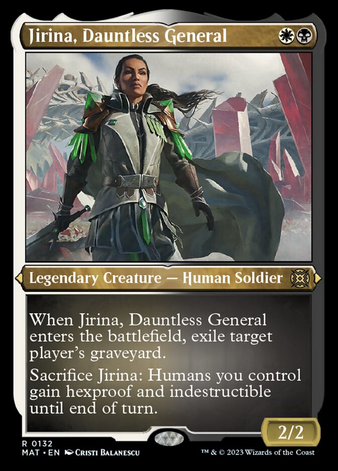 Jirina, Dauntless General (132) Foil - March of the Machine: The Aftermath