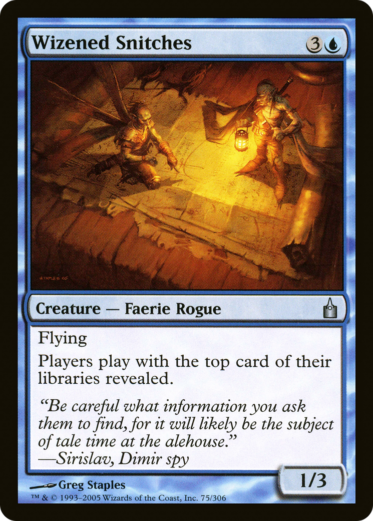 Wizened Snitches (075) Foil - Ravnica: City of Guilds