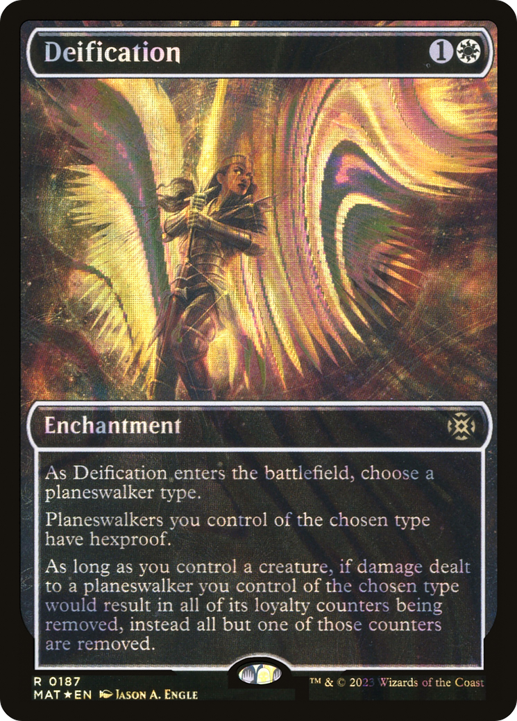 Deification (Showcase) (187) Foil - March of the Machine: The Aftermath