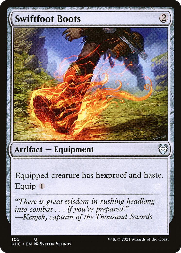Swiftfoot Boots (105) - Kaldheim Commander