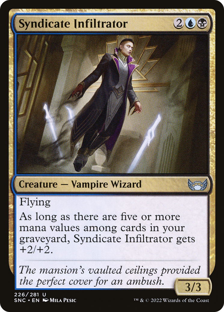 Syndicate Infiltrator (226) Foil - Streets of New Capenna