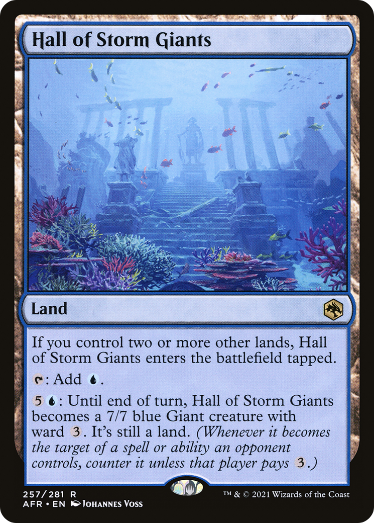 Hall of Storm Giants (257) Foil - Adventures in the Forgotten Realms