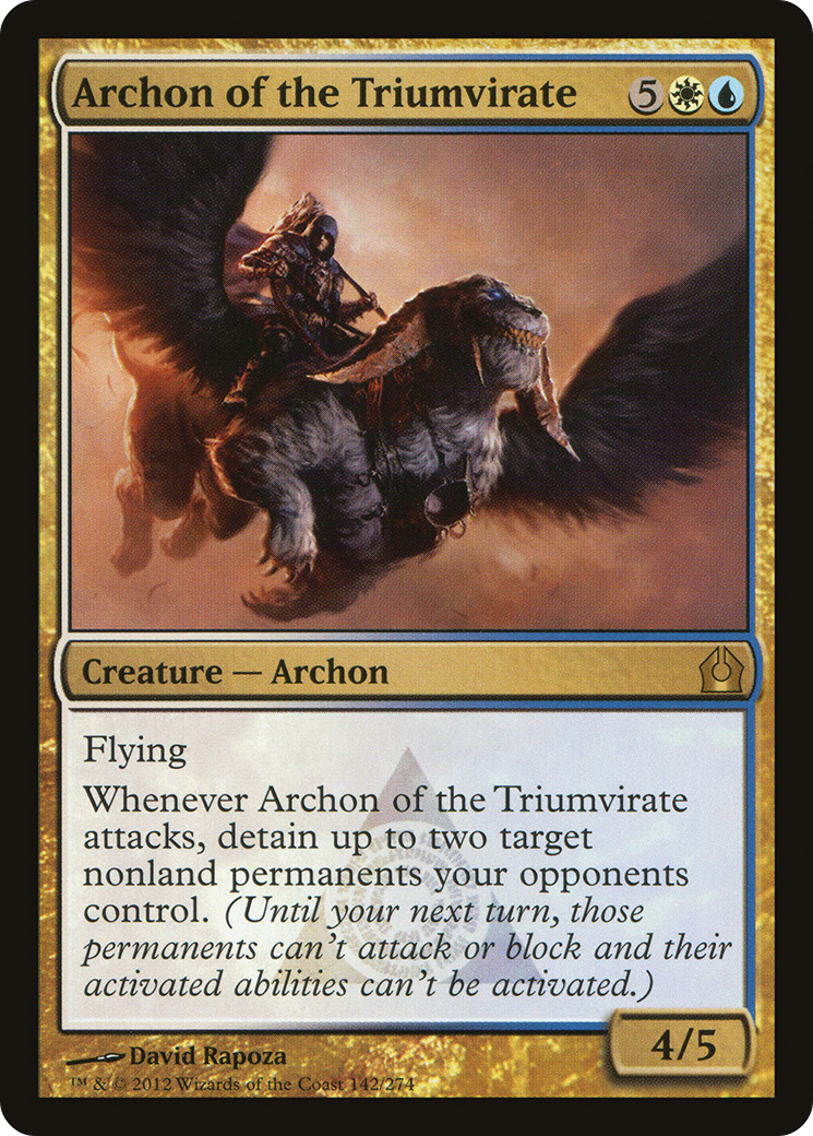 Archon of the Triumvirate (142) Foil - Return to Ravnica