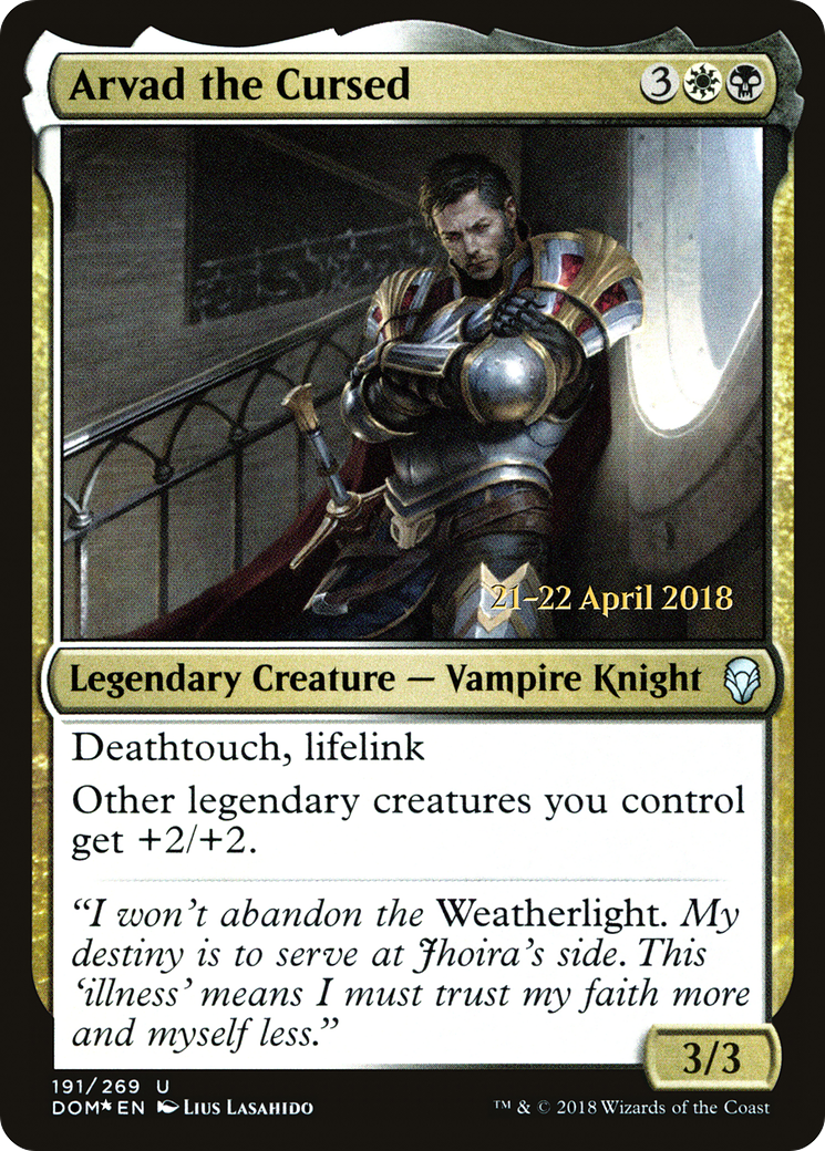 Arvad the Cursed (191s) Foil - Dominaria Promos