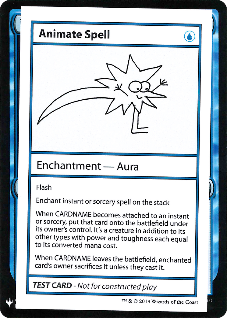 Animate Spell (016) - Mystery Booster Playtest Cards 2019