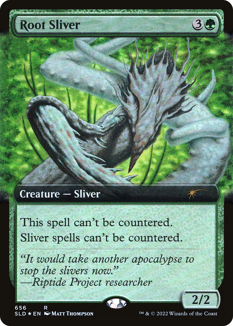 Root Sliver (Extended Art) (656) Foil - Secret Lair Drop