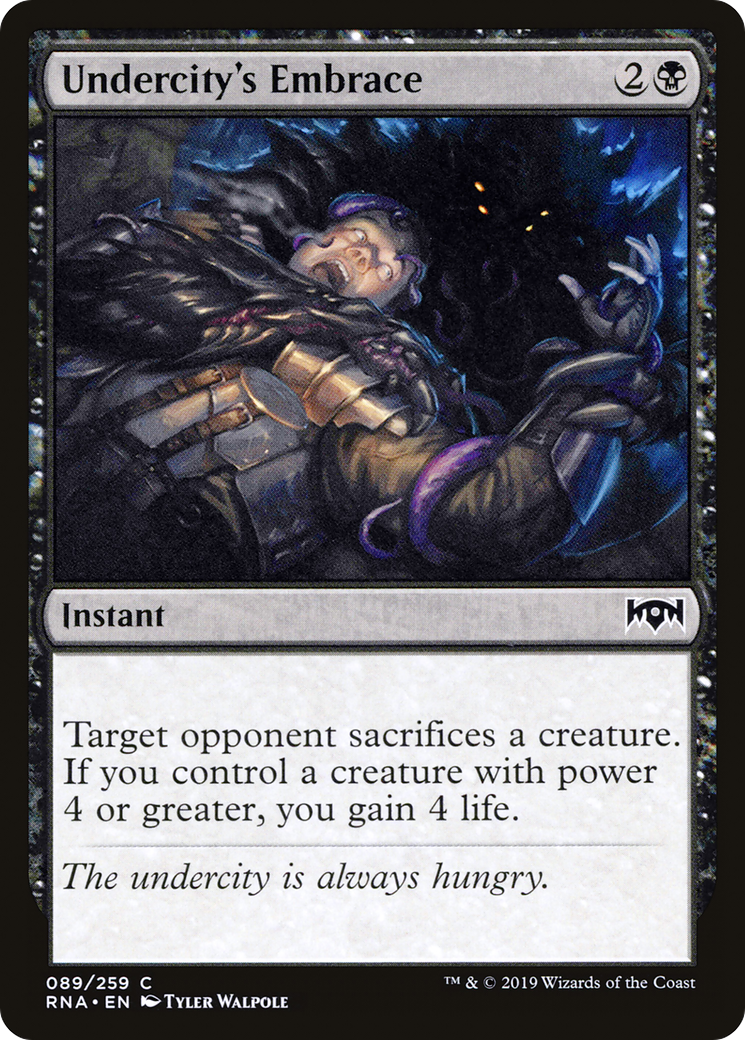 Undercity's Embrace (089) Foil - Ravnica Allegiance