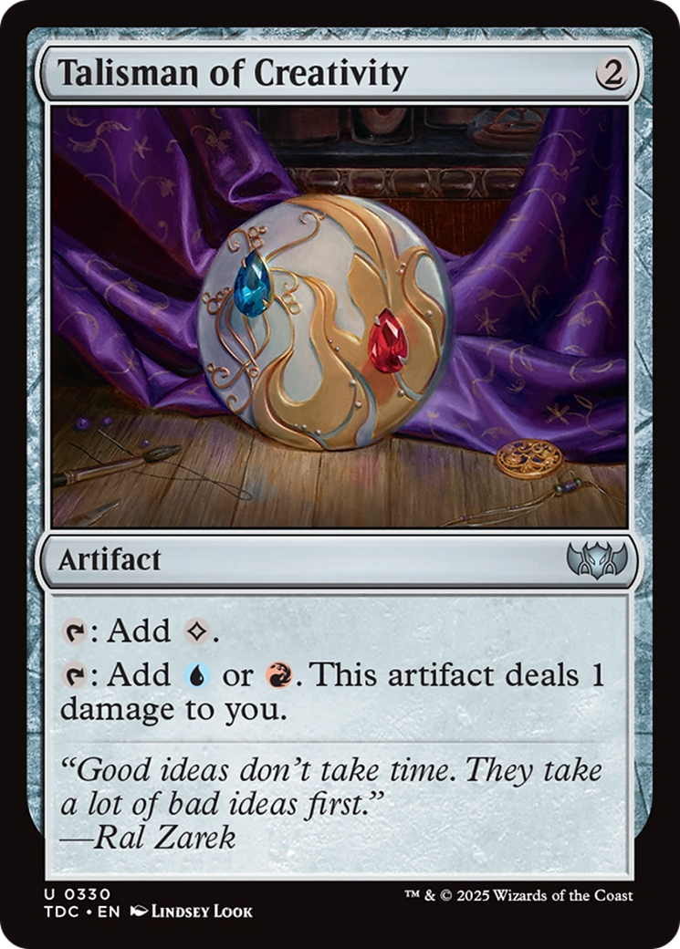 Talisman of Creativity (330) - Commander: Tarkir: Dragonstorm