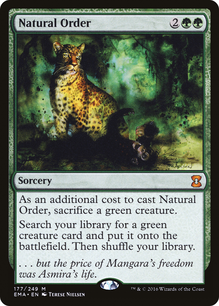 Natural Order (177) Foil - Eternal Masters