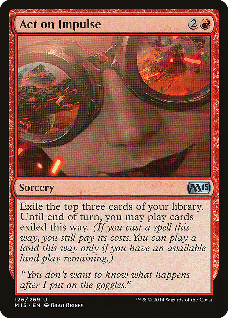 Act on Impulse (126) Foil - Magic 2015
