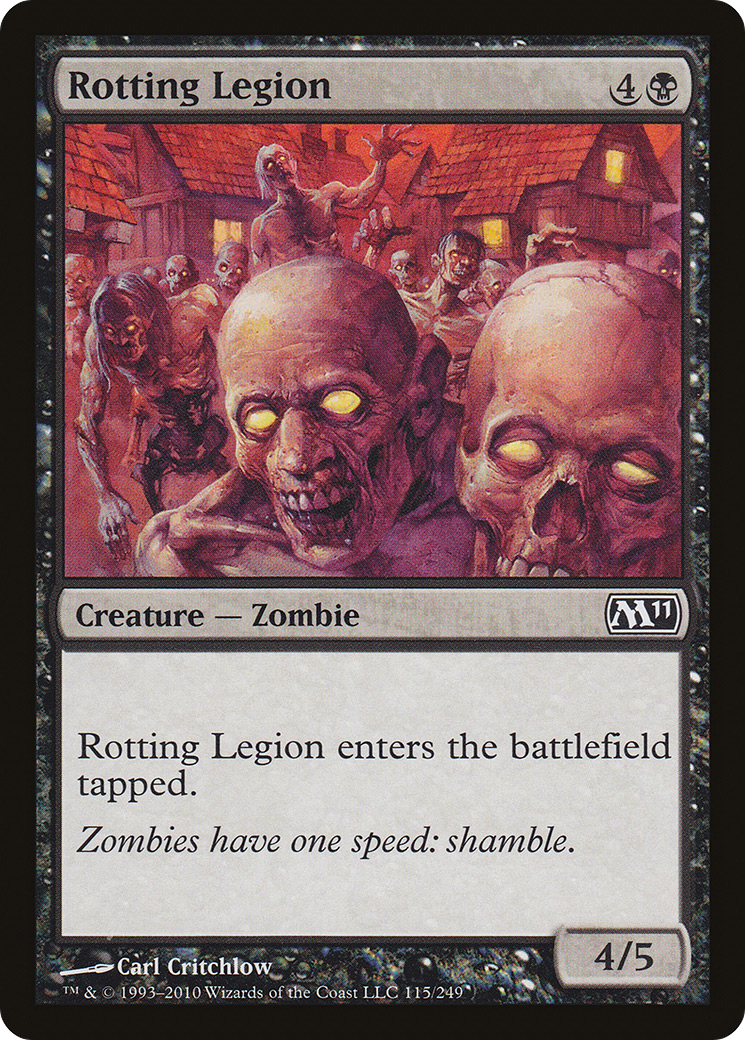Rotting Legion (115) Foil - Magic 2011