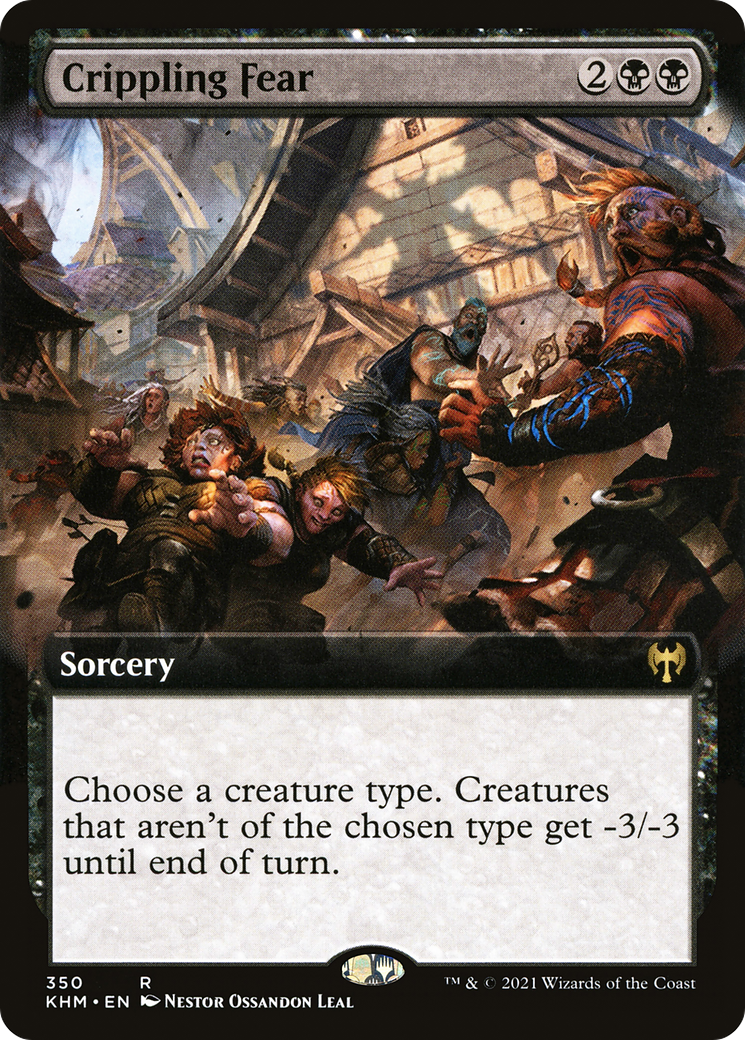 Crippling Fear (Extended Art) (350) - Kaldheim