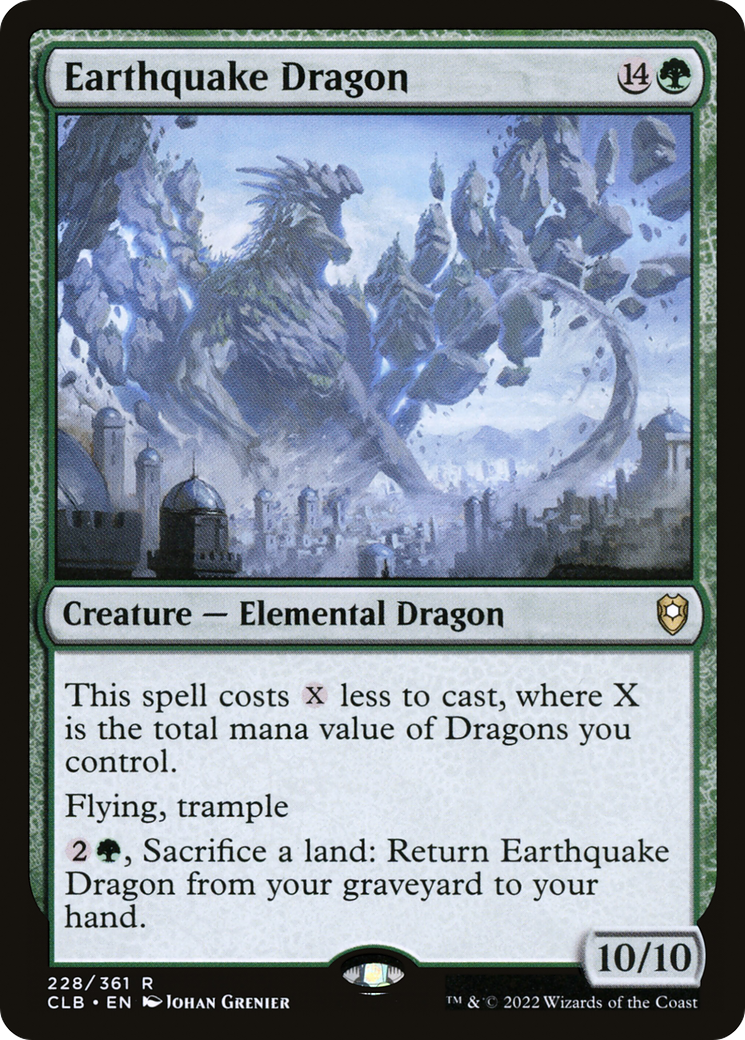 Earthquake Dragon (228) - Commander Legends: Battle for Baldur's Gate