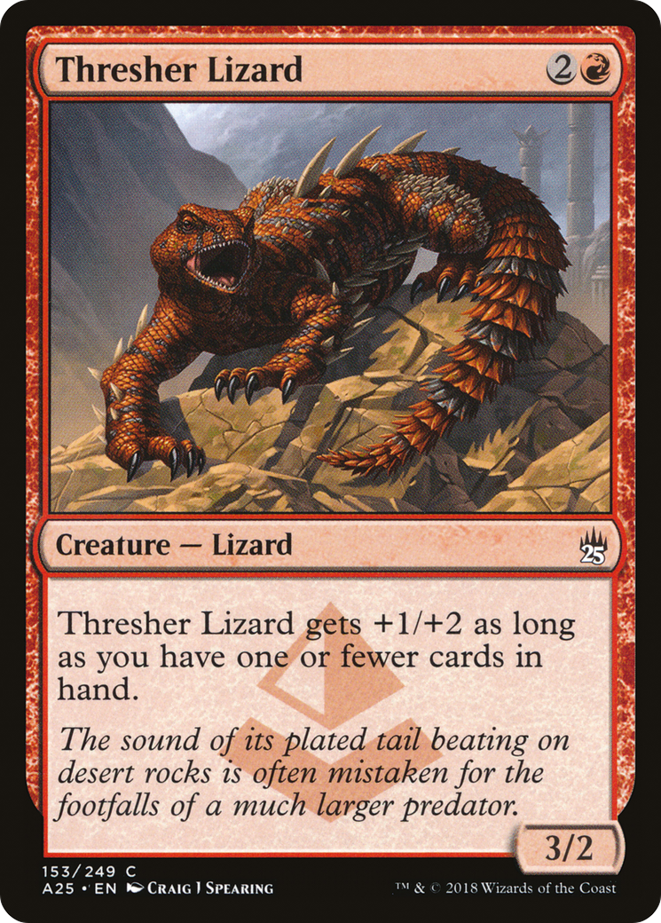 Thresher Lizard (153) Foil - Masters 25