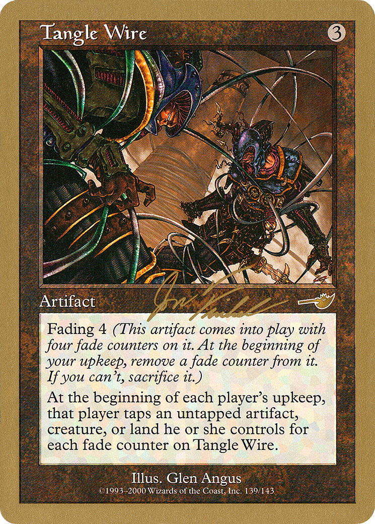 Tangle Wire - 2000 Jon Finkel (NMS) (Retro) - World Championship Decks 2000