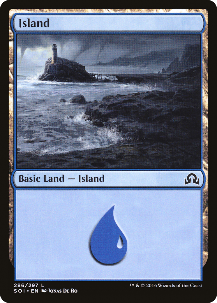 Island (286) Foil - Shadows over Innistrad