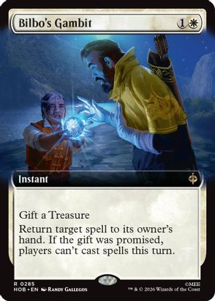 Bilbo's Gambit (Extended Art) (285) Foil - The Hobbit