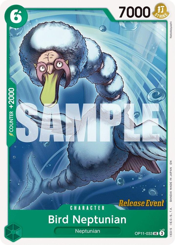 Bird Neptunian (OP11-033) Release Event Cards