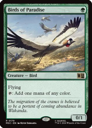 Birds of Paradise (170) Surge Foil - Commander: Marvel Super Heroes