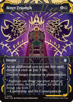 Bitter Triumph (026) - Secrets of Strixhaven: Mystical Archive