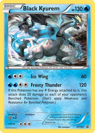 Black Kyurem (XY160) Holofoil - Black Star Promos