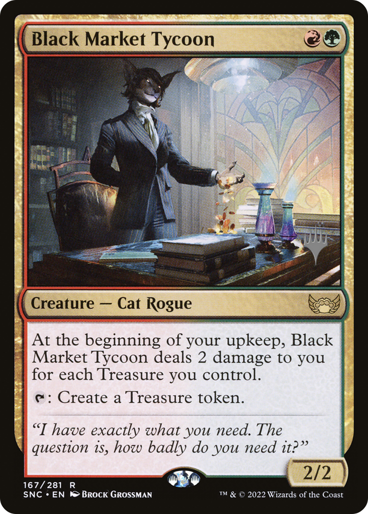 Black Market Tycoon (167p) - Streets of New Capenna Promos Foil