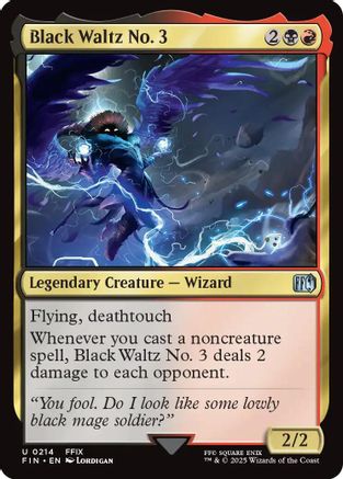 Black Waltz No. 3 (214) Foil - FINAL FANTASY