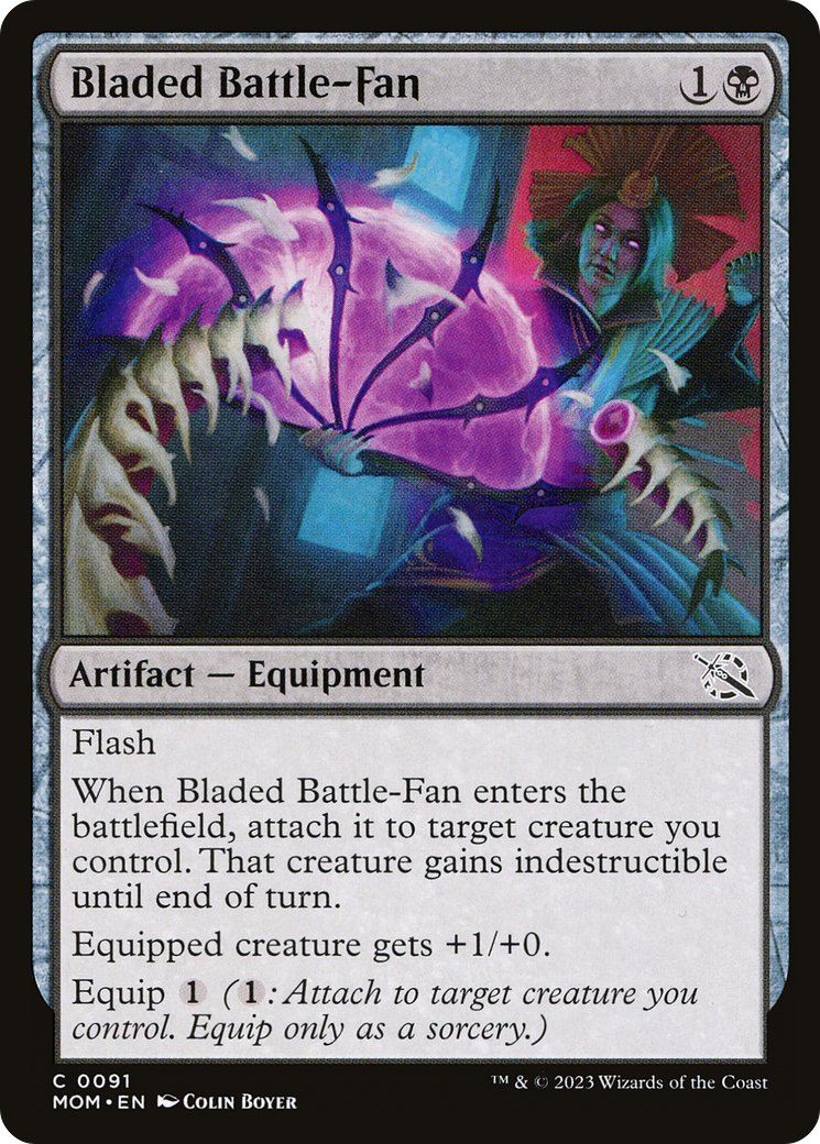 Bladed Battle-Fan (091) - March of the Machine Foil