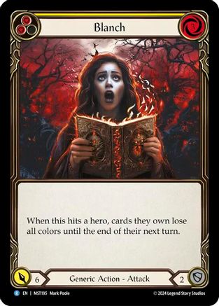 Blanch (Yellow) (MST195) Rainbow Foil - Part the Mistveil