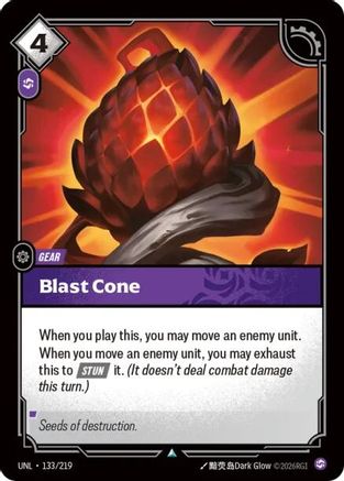 Blast Cone (133) Foil - Unleashed