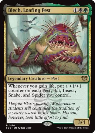 Blech, Loafing Pest (Promo Pack) (176) - Secrets of Strixhaven