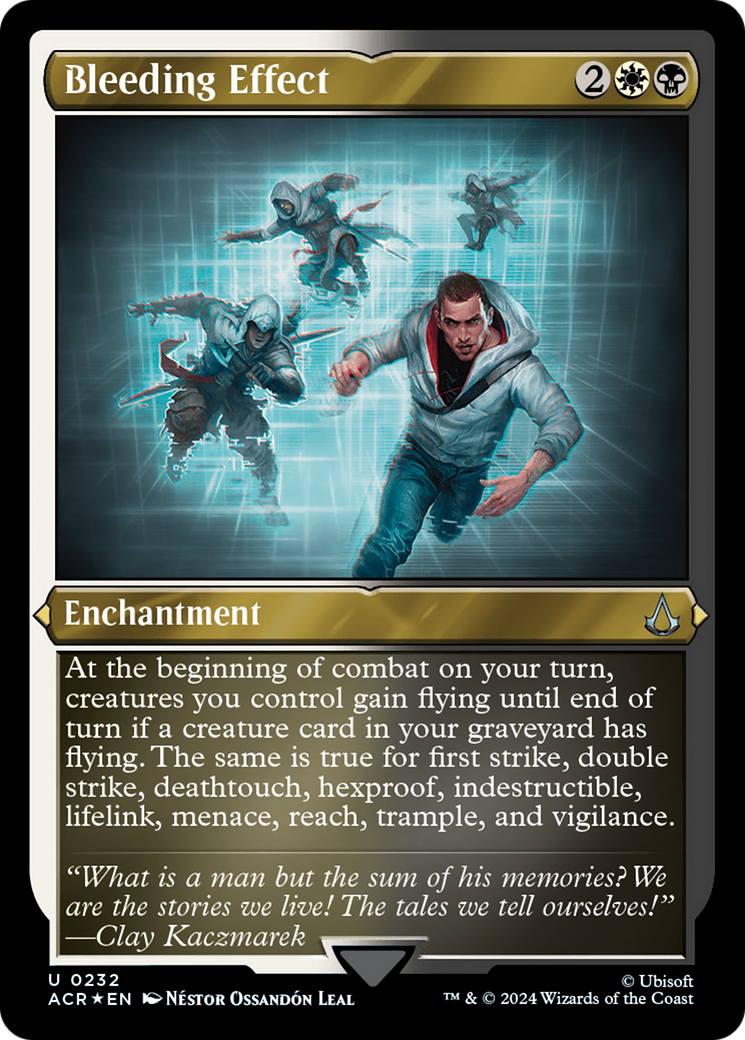 Bleeding Effect (232) Etched Foil - Assassin's Creed