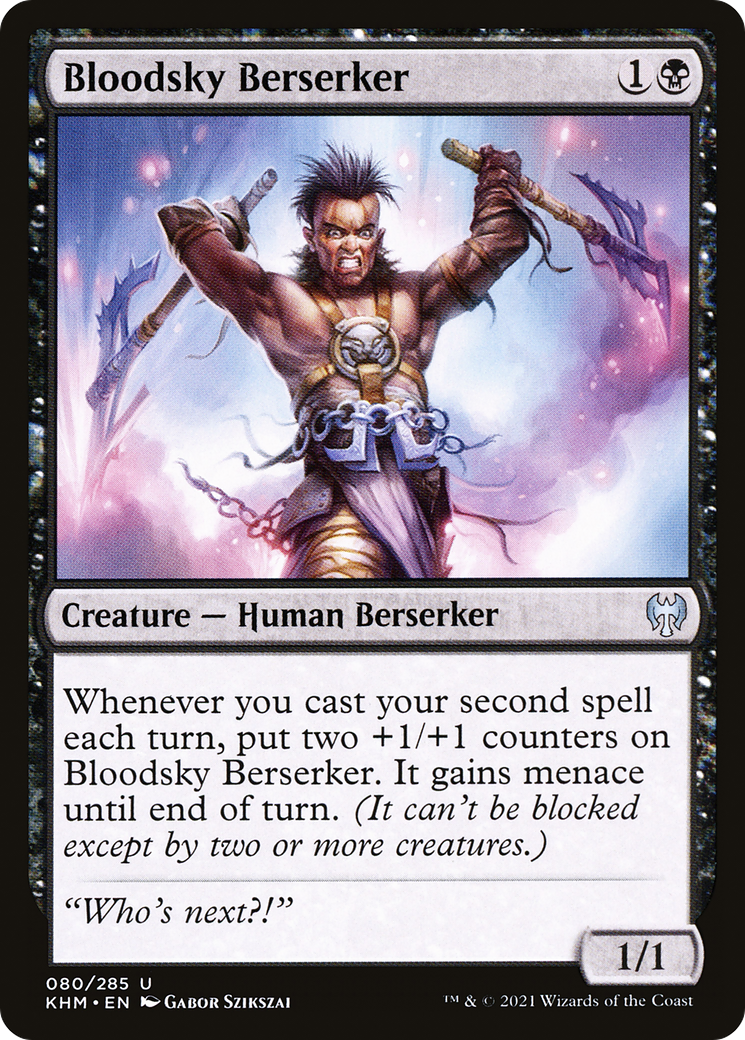 Bloodsky Berserker (080) - Kaldheim Foil