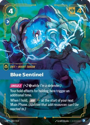 Blue Sentinel (087) Foil - Unleashed
