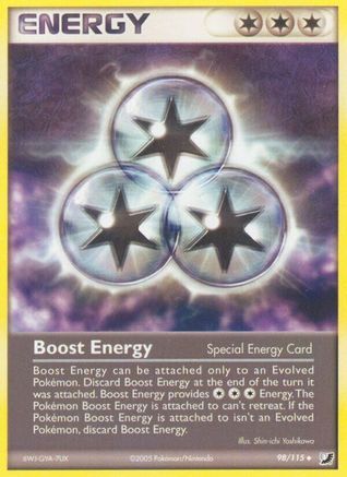 Boost Energy (98) Reverse Holofoil - Unseen Forces