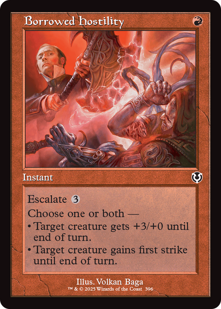 Borrowed Hostility (Retro) (396) Foil - Innistrad Remastered