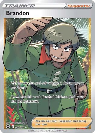 Brandon (Full Art) (188) Holofoil - Silver Tempest