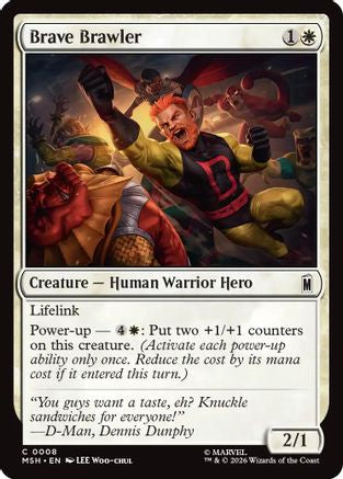 Brave Brawler (008) Foil - Marvel Super Heroes