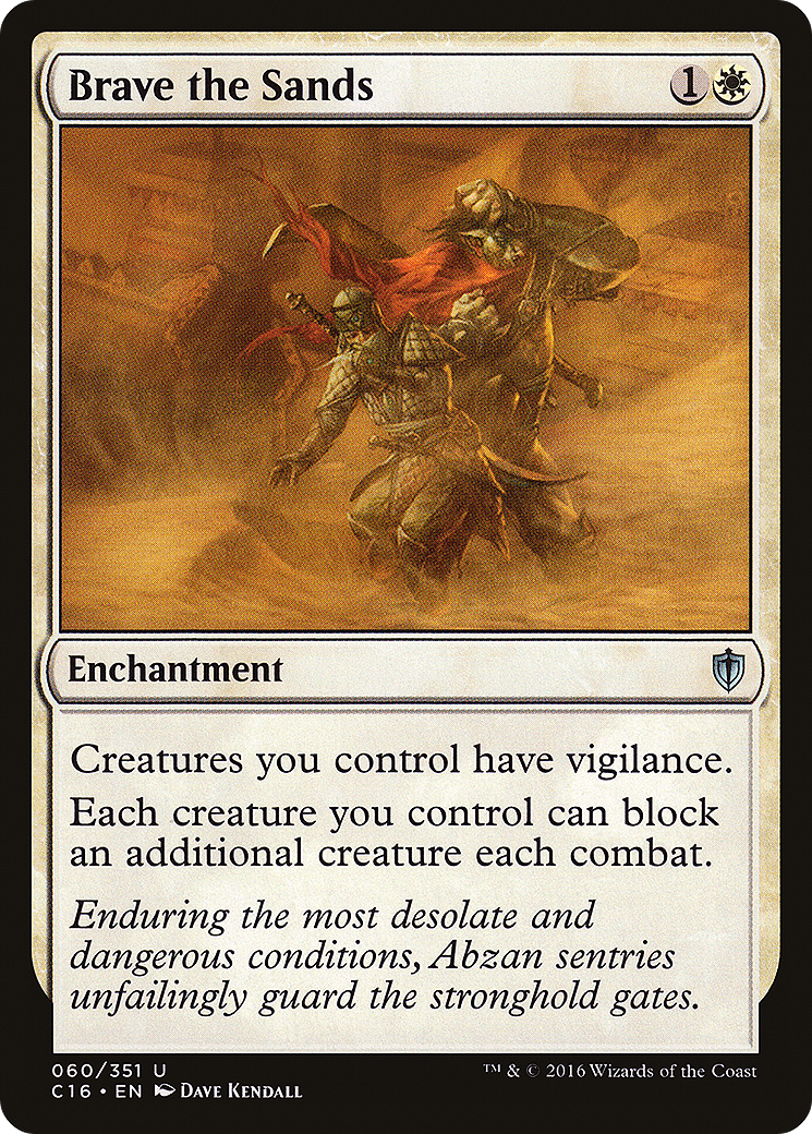 Brave the Sands (060) - Commander 2016