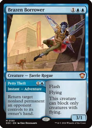 Brazen Borrower (190) - Commander: Secrets of Strixhaven