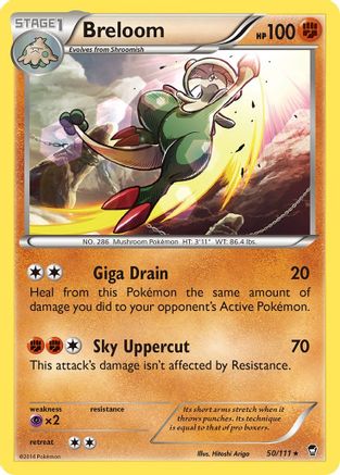Breloom (50) Reverse Holofoil - Furious Fists